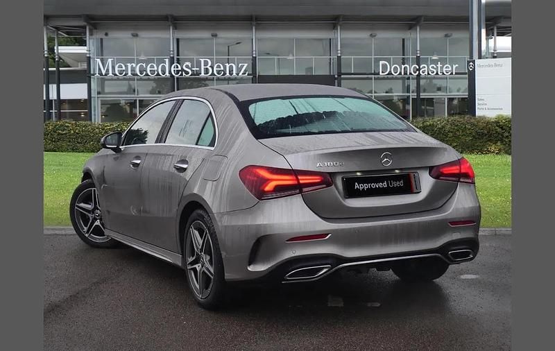 Used Mercedes A180 AMG Line Premium 113 HP (83 kW) 2019 Silver Sedan