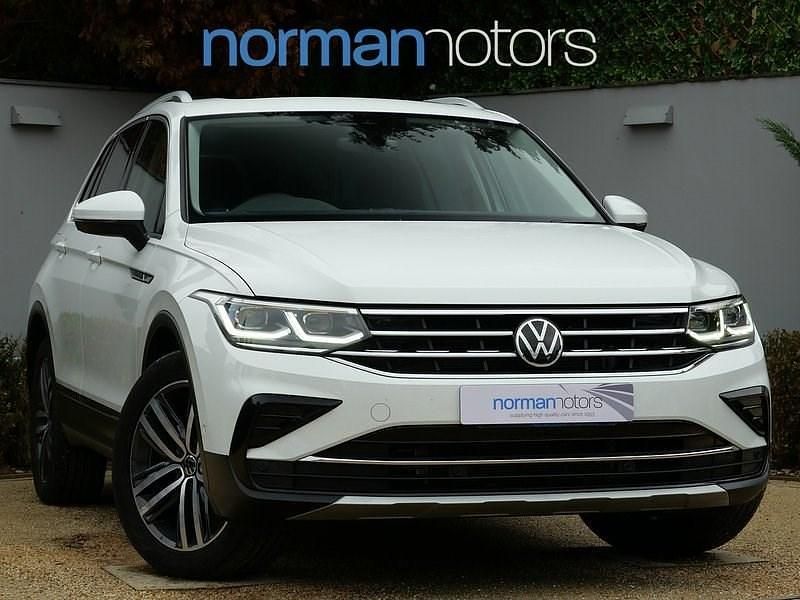 White Used 2021 VW Tiguan Elegance SUV | £23,995 (Fair price) - Image 1/3