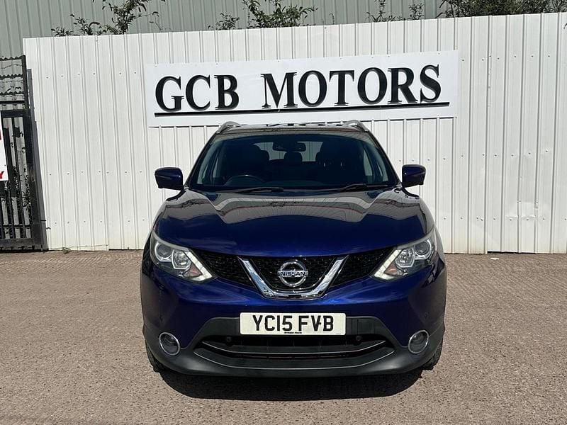 Begagnad Nissan Qashqai N-TEC 2015 Blå SUV