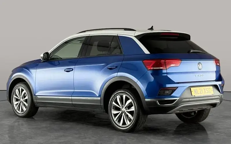 Used VW T-Roc Design 110 HP (80 kW) 2021 Blue SUV