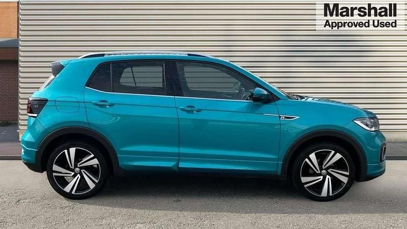 Used VW T-Cross R-line 115 HP (84 kW) 2019 Turquoise SUV