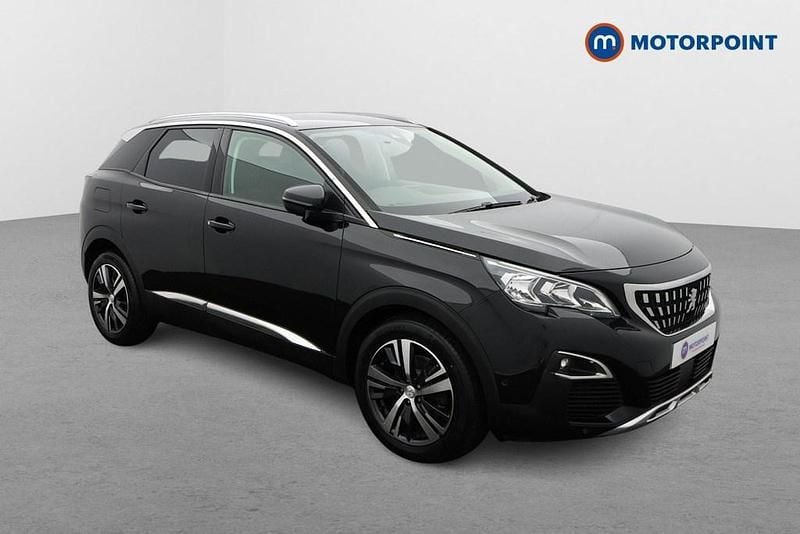 Black Used 2020 Peugeot 3008 Allure SUV | £15,649 (Fair price) - Image 1/4