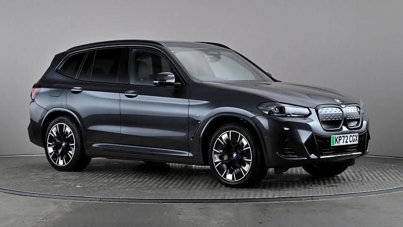 Grey Used 2022 BMW iX3 M Sport SUV | £31,498 (Expensive) - Image 1/3