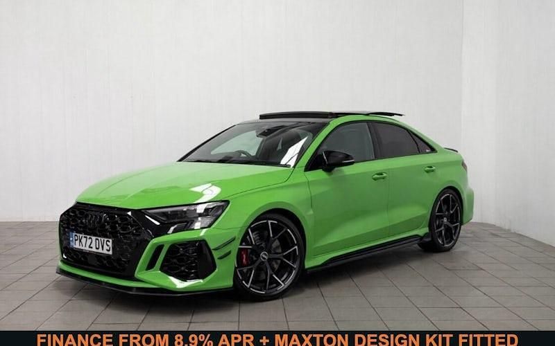 Green Used 2022 Audi RS3 Sport Sedan | £47,910 (Expensive) - Image 1/4