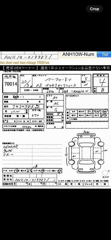 Used Toyota Alphard Edition 2008 Pearl white MPV