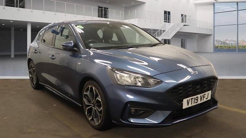 Blue Used 2019 Ford Focus ST-Line X Hatchback | £12,199 (Fair price) - Image 1/4