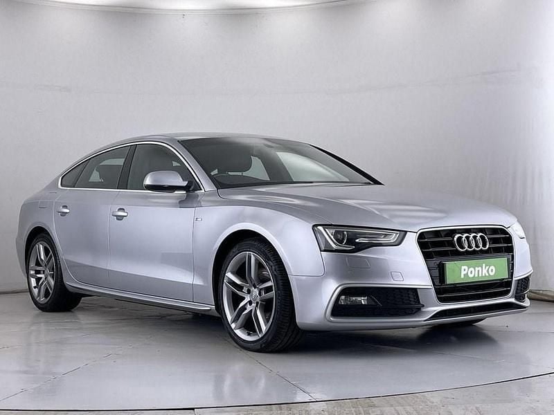 Silver Used 2015 Audi A5 Sportback S-Line Hatchback | £9,000 (Fair price) - Image 1/3