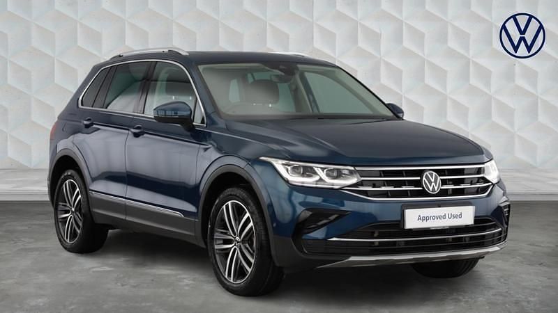 Blue Used 2023 VW Tiguan Elegance SUV | £26,350 (Fair price) - Image 1/4