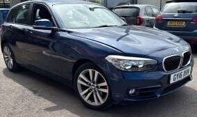 Midnight blue Used 2016 BMW 118 Sport Line Hatchback | £8,375 (Good price) - Image 1/4