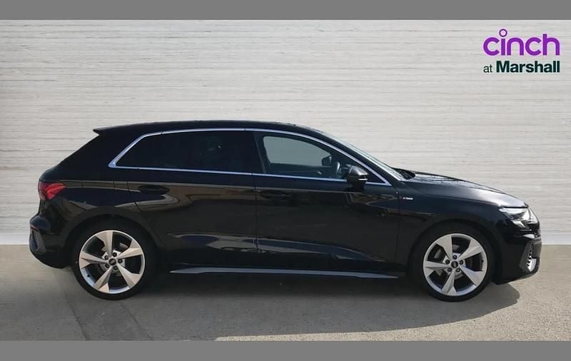 Used Audi A3 S-Line 147 HP (108 kW) 2022 Black Sedan