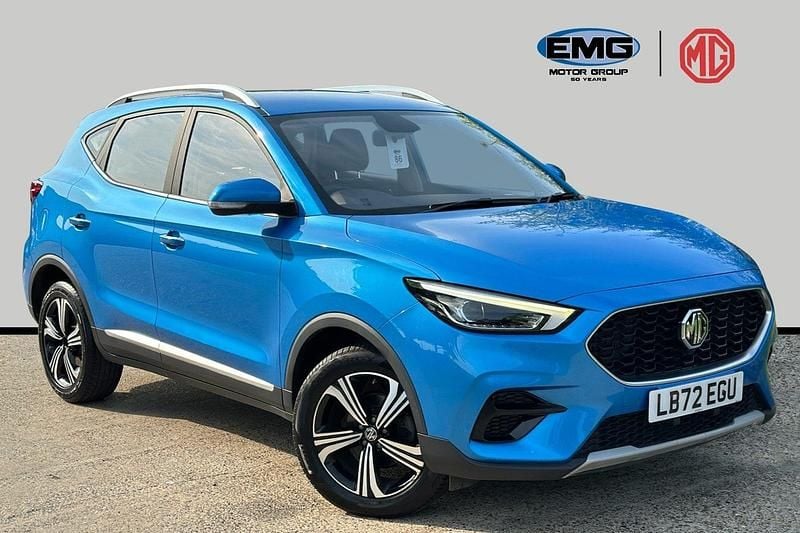 Blue Used 2022 MG ZS Excite Sedan | £11,999 (Good price) - Image 1/3