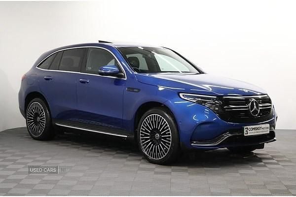 Used Mercedes EQC400 AMG Line Premium 300 kW (408 HP) 2023 Blue SUV