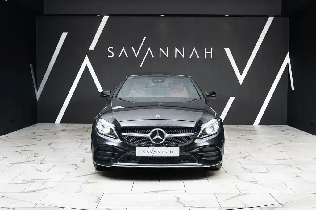 Used Mercedes C200 AMG Line Premium 198 HP (145 kW) 2018 Black Cabriolet
