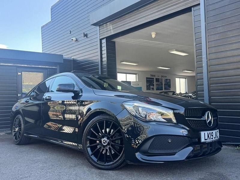 Black Used 2019 Mercedes CLA200 AMG line Sedan | £15,991 (Fair price) - Image 1/4