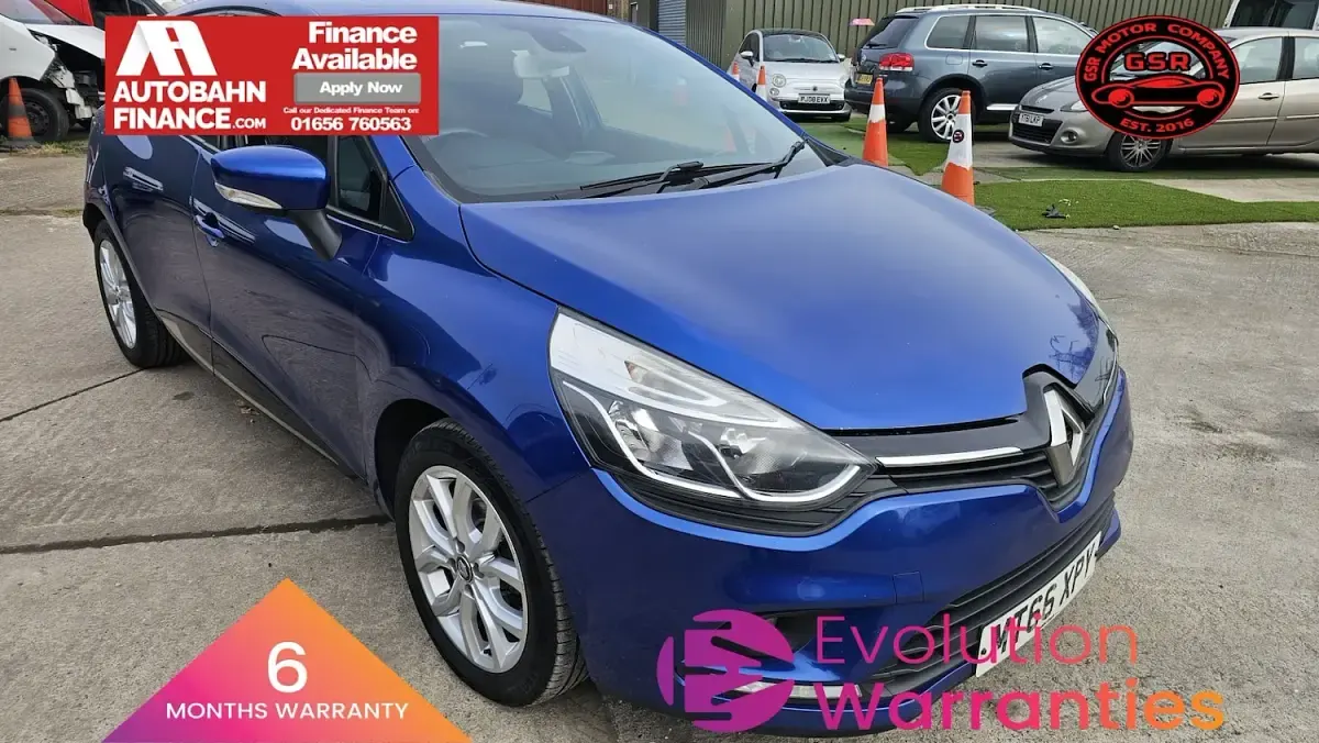 Used Renault Clio Dynamique 90 HP (66 kW) 2016 Blue Hatchback