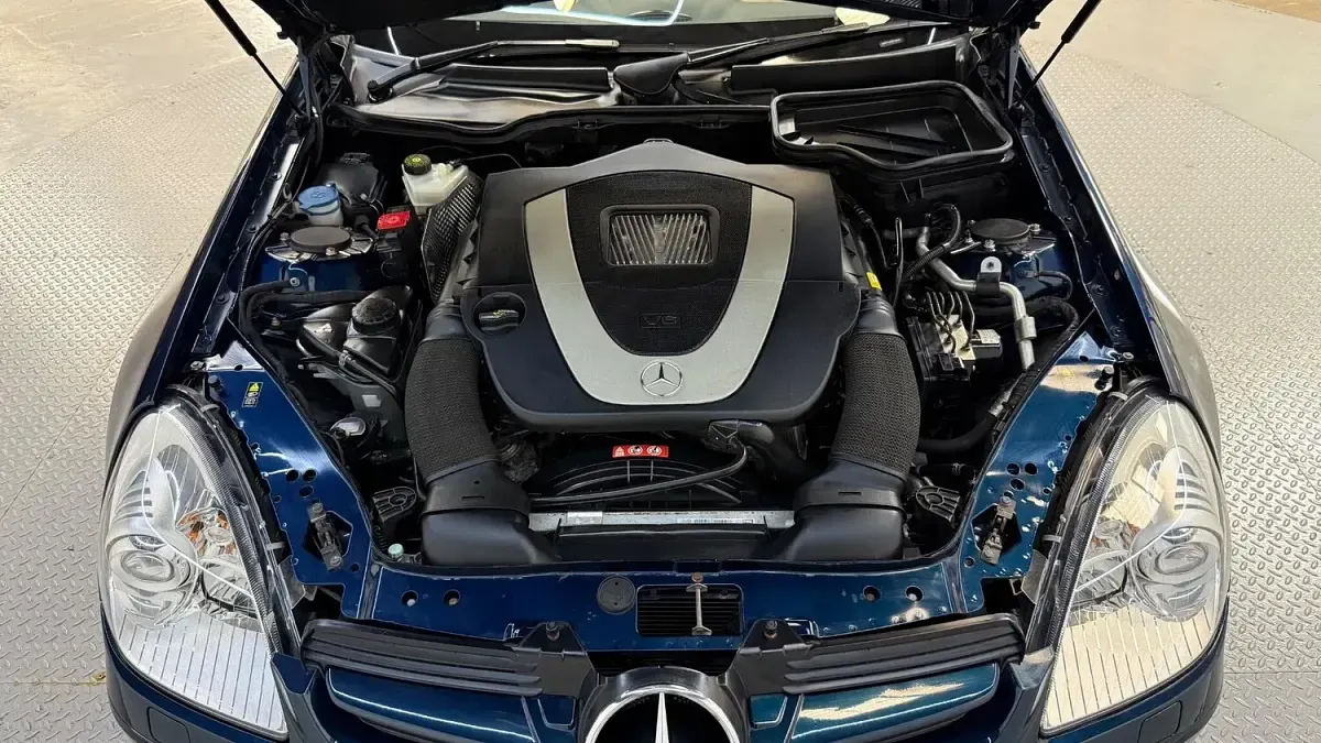 Used Mercedes SLK350 2007 Blue Cabriolet