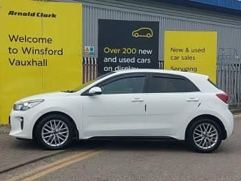 Used Kia Rio 2018 White Hatchback