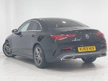 Used Mercedes CLA200 AMG line 163 HP (119 kW) 2019 Black Sedan