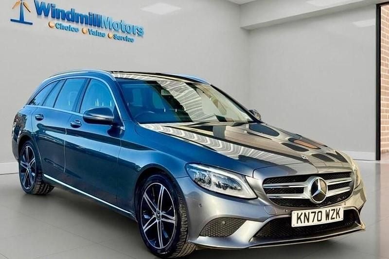 Used Mercedes C220 194 HP (142 kW) 2020 Grey Estate