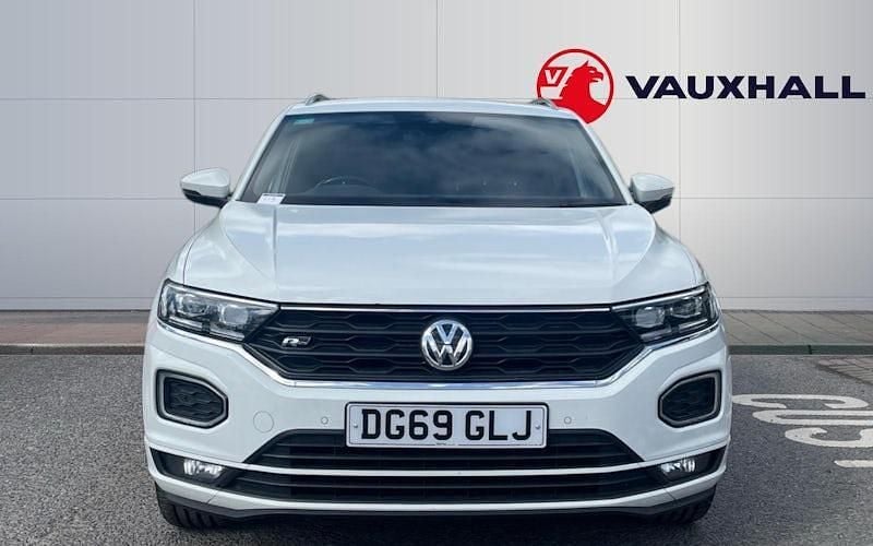 Used VW T-Roc R-line 116 HP (85 kW) 2019 White SUV