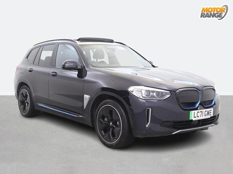 Black Used 2021 BMW iX3 Shadowline SUV | £24,495 (Good price) - Image 1/4
