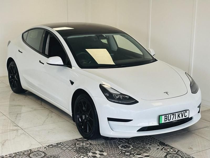 Usado Tesla Model 3 Standard Range Plus 366 kW (498 HP) 2021 Branco Sedan