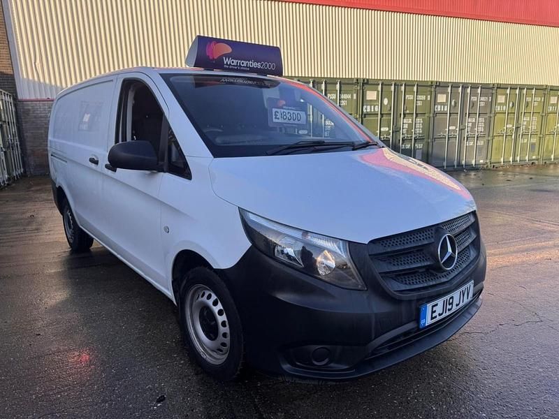 White Used 2019 Mercedes Vito Van | £8,300 (Good price) - Image 1/4