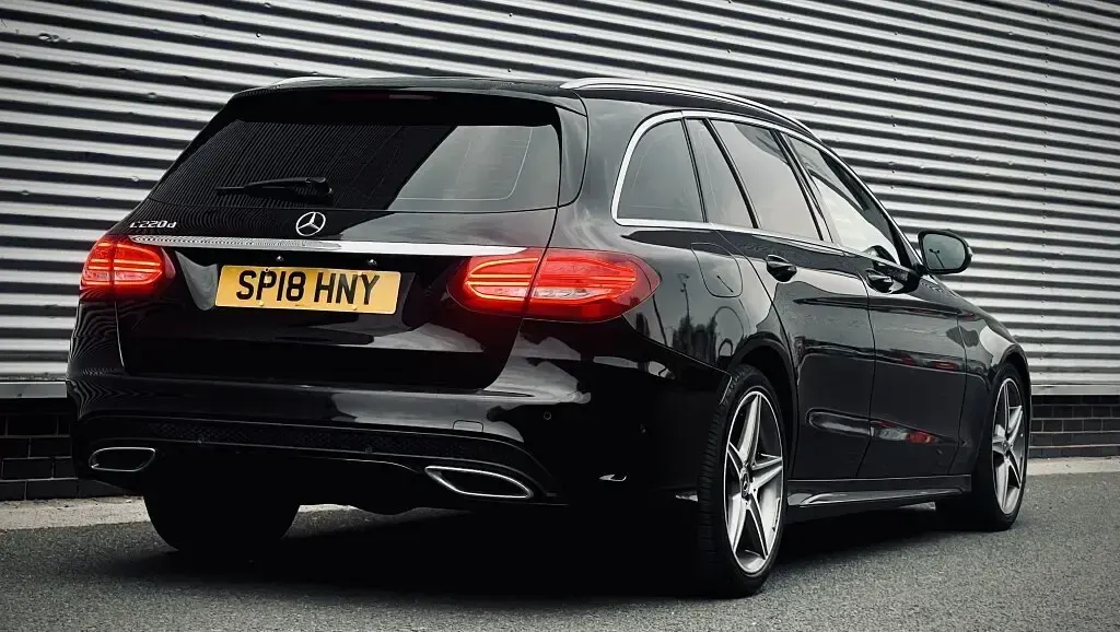 Used Mercedes C220 AMG line 2018 Black Estate
