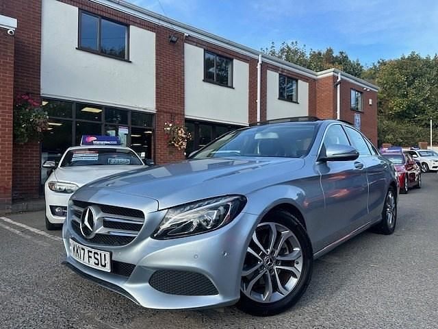Silver Used 2017 Mercedes C220 Premium Sedan | £10,988 (Good price) - Image 1/4