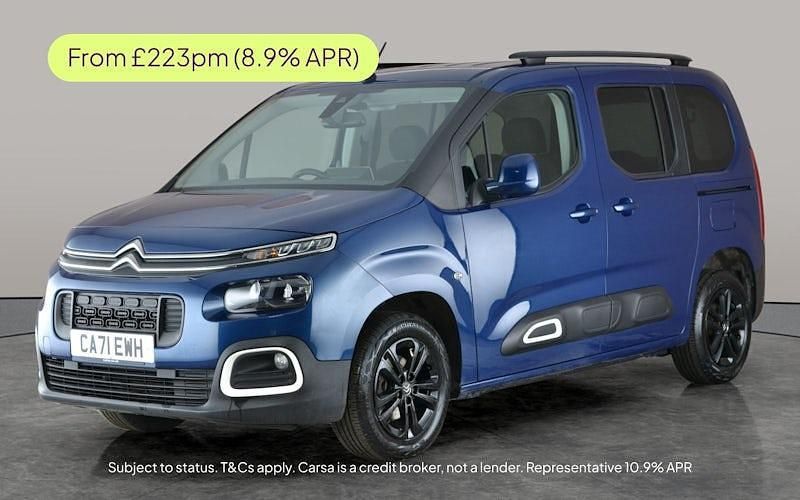 Blue Used 2021 Citroën Berlingo Flair MPV | £14,344 (A bit pricey) - Image 1/3
