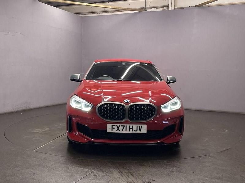 Used BMW M135 Comfort Edition 306 HP (225 kW) 2021 Red Hatchback