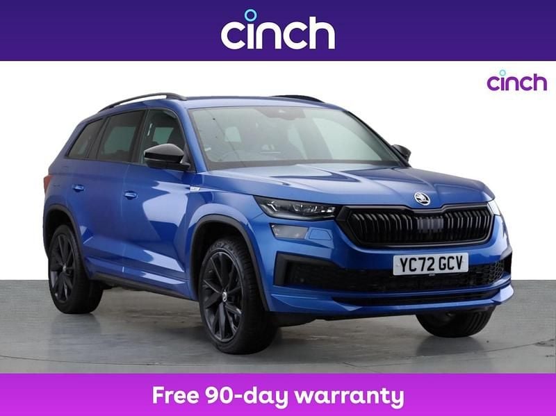 Blue Used 2022 Skoda Kodiaq SportLine SUV | £27,749 (Fair price) - Image 1/3