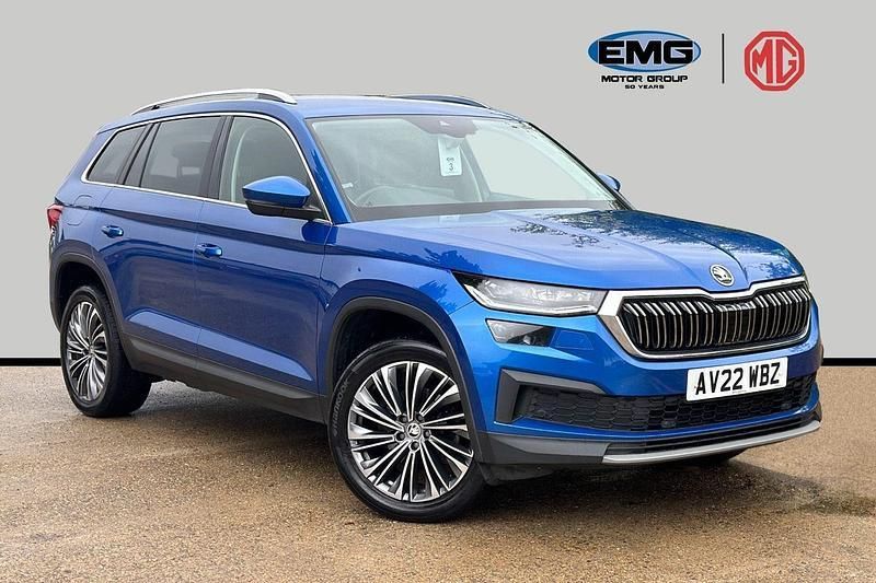 Blue Used 2022 Skoda Kodiaq SE L Executive SUV | £19,999 (Fair price) - Image 1/3