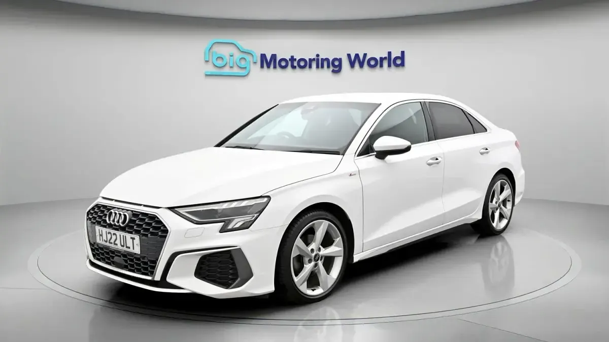 Used Audi A3 S-Line 110 HP (80 kW) 2022 White Sedan