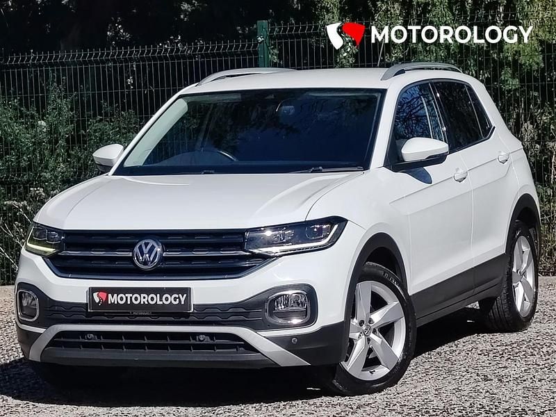 Used VW T-Cross SEL 115 HP (84 kW) 2019 White SUV