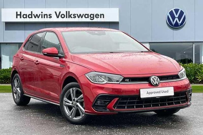 Red Used 2024 VW Polo R-line Hatchback | £17,495 (Super price) - Image 1/4