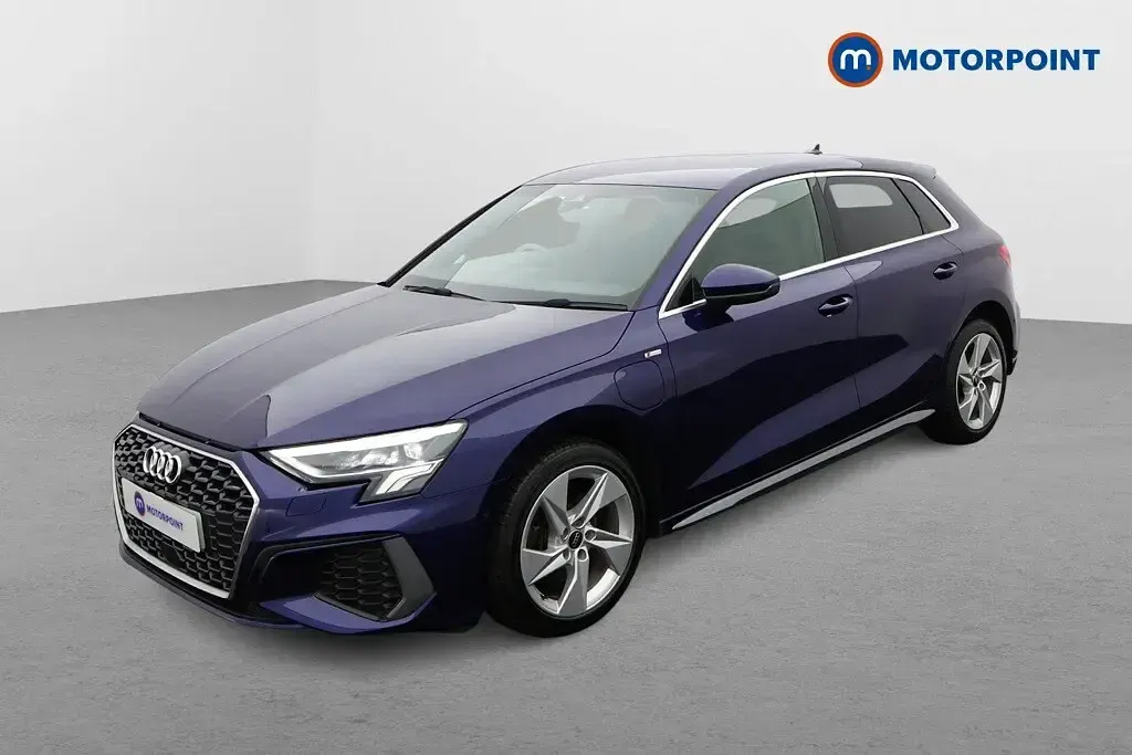 Used Audi A3 e-tron S-Line 2023 Blue Hatchback