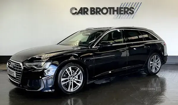 Used Audi A6 S-Line 204 HP (150 kW) 2019 Black Estate