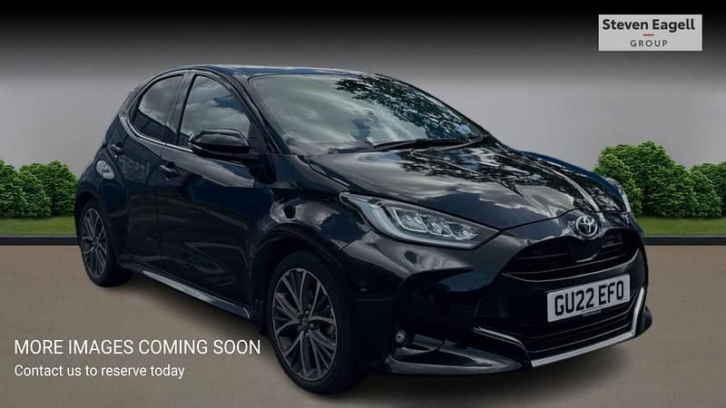 Black Used 2022 Toyota Yaris Hybrid Hatchback | £18,301 (A bit pricey) - Image 1/4