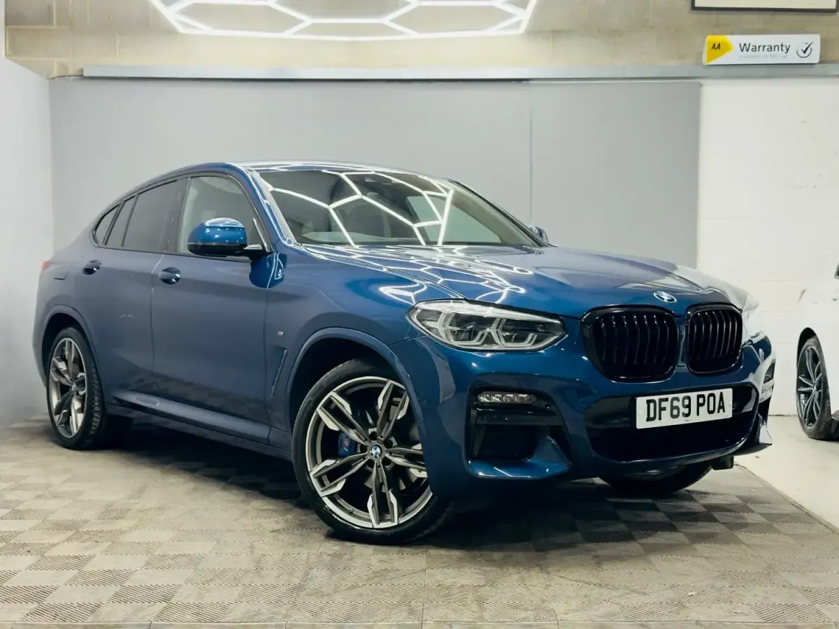 Usado BMW X4 M Sport 354 CV (260 kW) 2019 Azul SUV