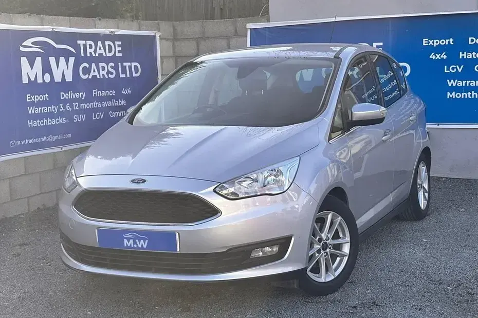 Begagnad Ford C-MAX Zetec 120 HK (88 kW) 2015 Silver Minibuss
