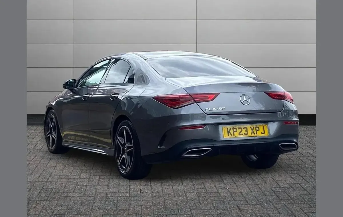 Used Mercedes CLA180 AMG Line Premium 136 HP (100 kW) 2023 Mountain grey Coupe