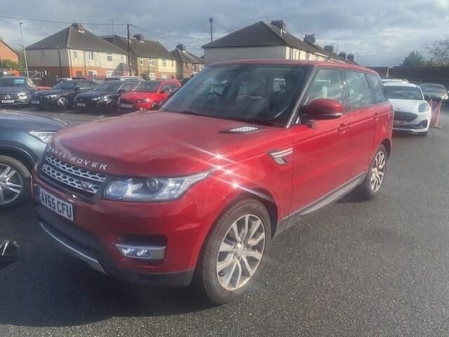 Red Used 2015 Land Rover Range Rover Sport HSE SUV | £18,995 (Fair price) - Image 1/4