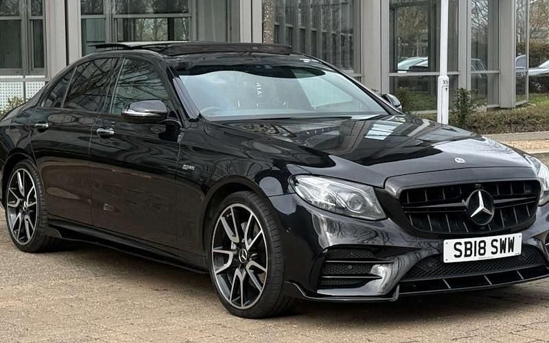 Used Mercedes E43 AMG Premium Plus 401 HP (294 kW) 2018 Black Sedan