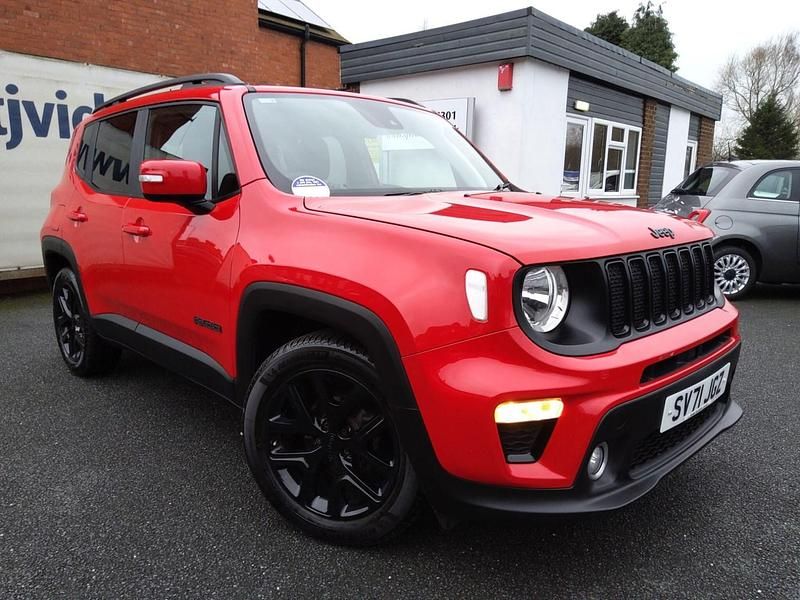Red Used 2022 Jeep Renegade Night Eagle SUV | £14,490 (Fair price) - Image 1/2