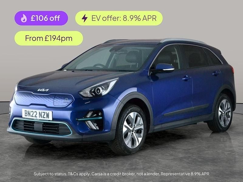 Blue Used 2022 Kia e-Niro SUV | £12,668 (Super price) - Image 1/2