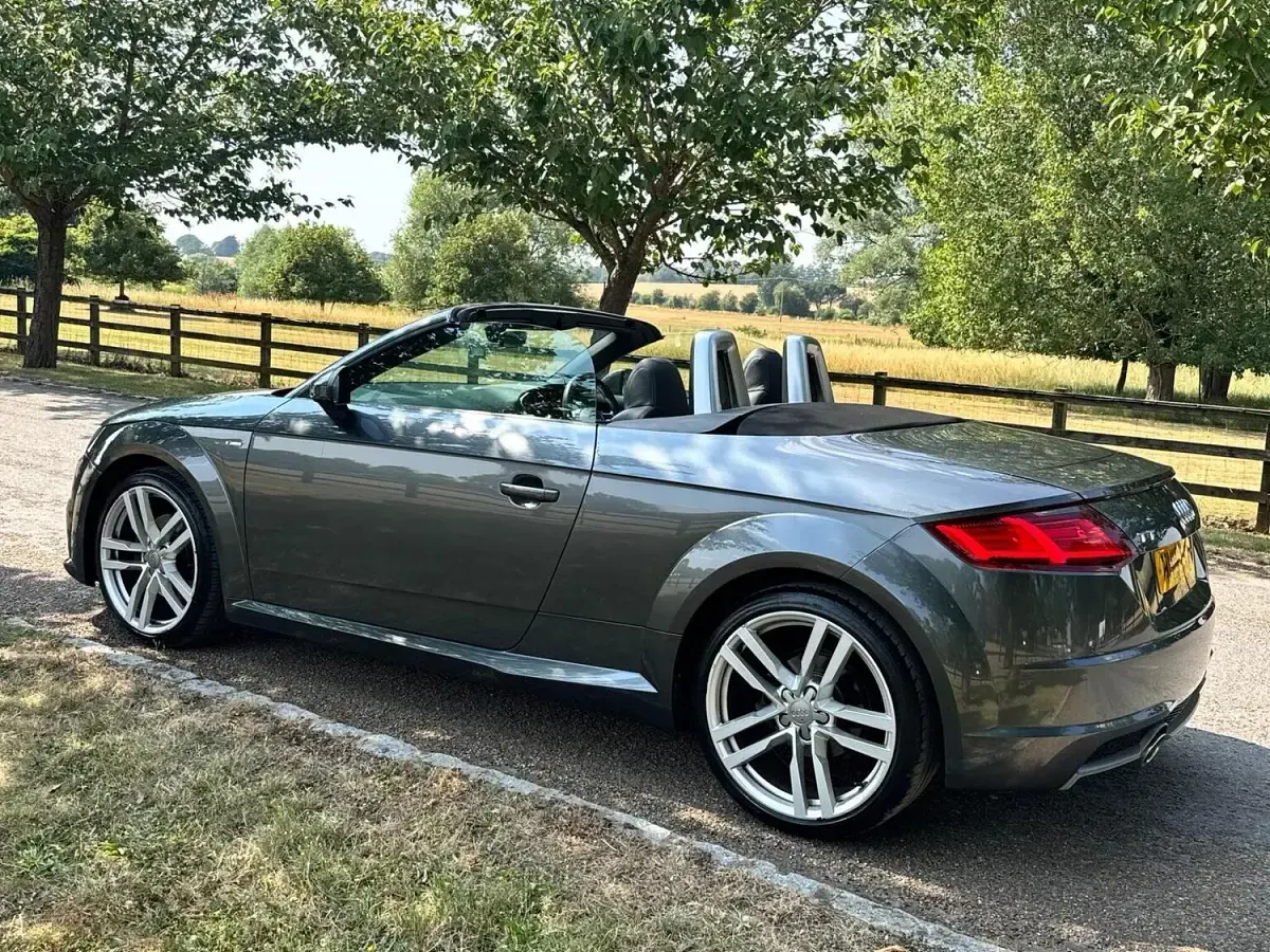 Used Audi TT Roadster S-Line 184 HP (135 kW) 2015 Grey Cabriolet