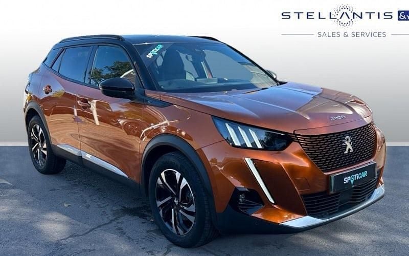Orange Used 2022 Peugeot e-2008 GTi SUV | £15,778 (Fair price) - Image 1/4