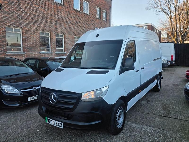 Begagnad Mercedes E-Sprinter Progressive 85 kW (116 HK) 2020 Vit Van