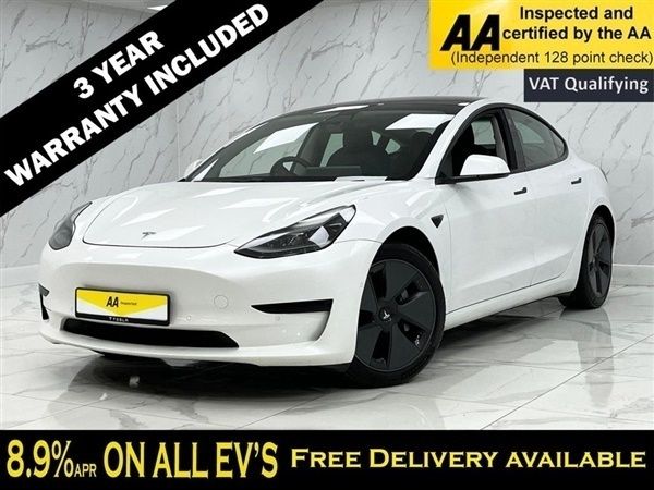 White Used 2020 Tesla Model 3 Standard Range Plus Sedan | £18,300 (Expensive) - Image 1/1